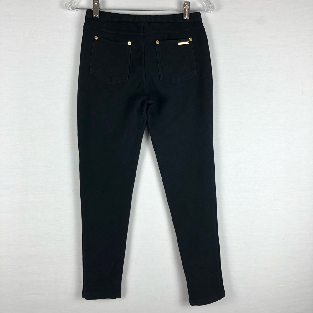 Michael Kors Stretch Black Legging Pull On Skinny - Picture 3 of 10
